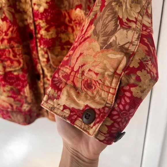 L.L. Bean Vintage Anorak Chore Jacket Petite XL - Picture 3 of 15